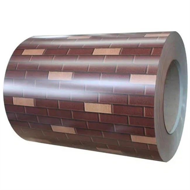 Brick Pattern PPGL Steel Coil Price