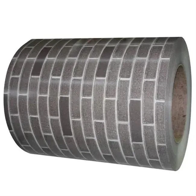 Bobine d'acier PPGL à motif de brique